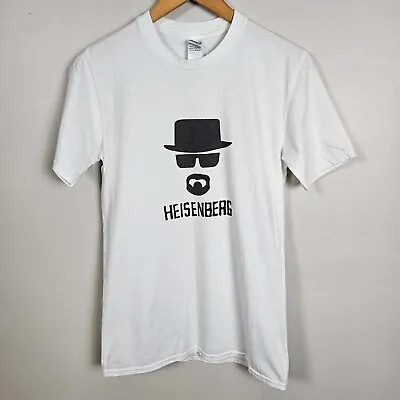 Buy BREAKING BAD T-Shirt Small S White Heisenberg Ringspun Walter White 1728 • 7.99£