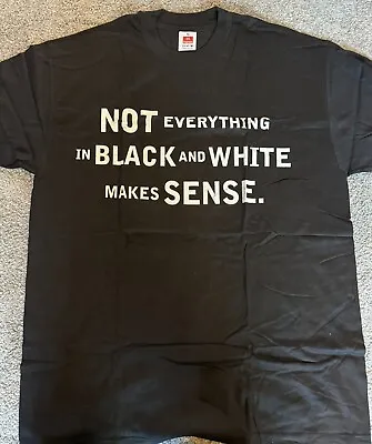 Buy Retro Guinness T Shirt - Slogan - Not Everything In Black And White Makes Sense • 8.99£