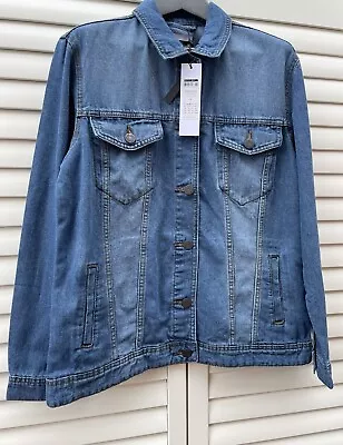 Buy Noisy May Women's Denim Jacket Size M Bnwt • 17.99£