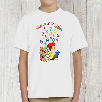 Buy Numeric National Day 2024 Kids Tshirt Colorful Maths Symbol Fun School Event Tee • 10.99£