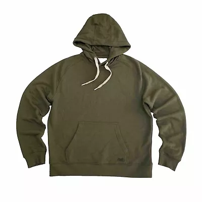 Buy FOLK Men's LUTHER Hoodie Raglan Cotton Fleece Hooded Sweatshirt M Size 3 Green • 38.99£
