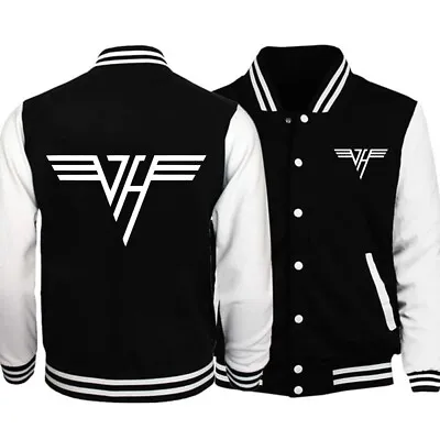 Buy 2023 New Jacket Shirt Baseball Streetwear Women & Men Coat Van Halen (VH) Ca • 32.39£