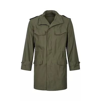 Buy Army Jacket Original Military Trench Coat Belgian Parka Rain Water Resistant • 42.74£