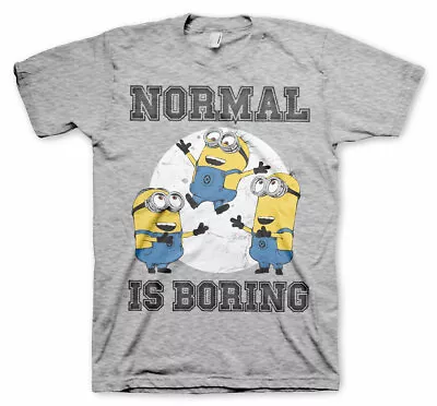Buy Officially Licensed Minions - Normal Life Is Boring Men's T-Shirt S-XXL Sizes • 19.53£