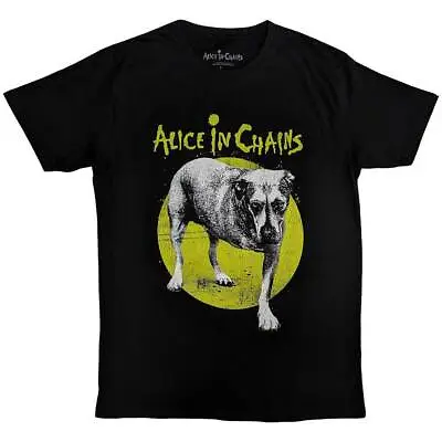 Buy Alice In Chains T-Shirt Three Legged Dog Band New Black Official • 15.95£