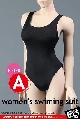Buy 1/6 Scale Female Soldier Sexy Backless One-piece Swimsuit F12 Action Figure Body • 16.79£