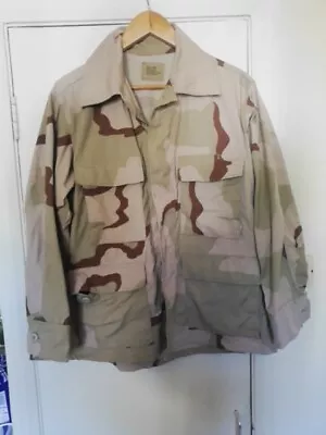 Buy US Army Surplus Tri Colour Desert  BDU Jacket Shirt, Army Combat Uniform  • 14.99£