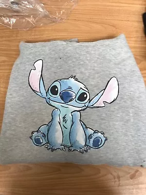 Buy Disney Store Hawkeye Stitch Crashes Hooded Sweat Shirt L Grey • 30£