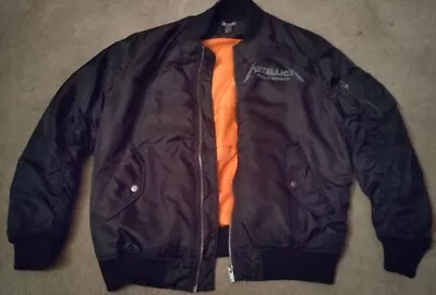 Buy Metallica Death Magnetic Tour Bomber Jacket 2010 Coat Rare Merchandise Large Men • 85£