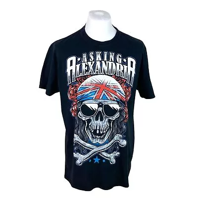 Buy Asking Alexandria T Shirt 2012 XL Black Band T Shirt Graphic Tee Oversized Metal • 22.50£