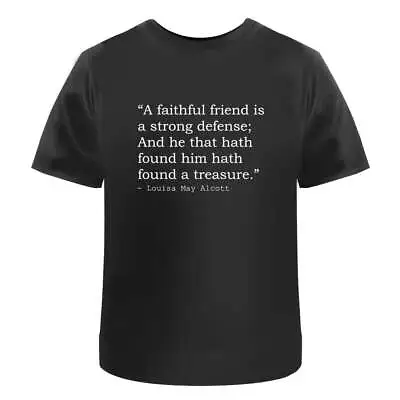 Buy Friendship Louisa May Alcott Quote Men's / Women's Cotton T-Shirts (TA022564) • 11.99£