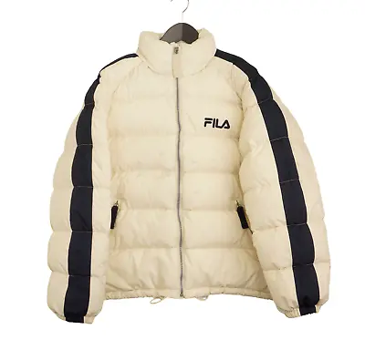 Buy Men FILA Jacket Winter Down & Waterproof Feather Bomber Puffer M UK/US40 VAP333 • 59.99£