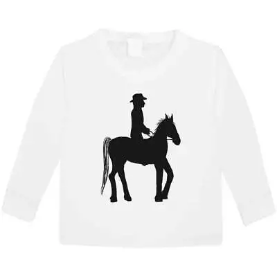 Buy 'Cowboy Riding ' Children's / Kid's Long Sleeve Cotton T-Shirts (KL043436) • 9.99£