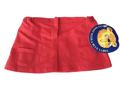 Buy GENUINE ** Bear Factory BRAND NEW TAGS RED SKIRT WITH POCKETS Babw • 8.99£