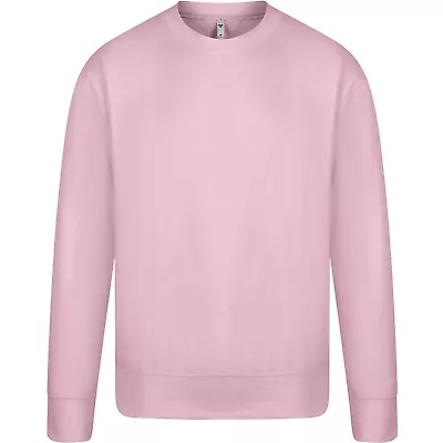 Buy Mens Hoodies Crew Necked Fleece Jumper Casual Sweatshirt Premium Quality Top • 15.98£