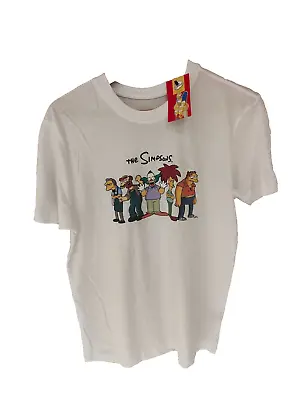 Buy NEW WITH TAGS - THE SIMPSONS WHITE T-SHIRT - Size Small • 4.24£