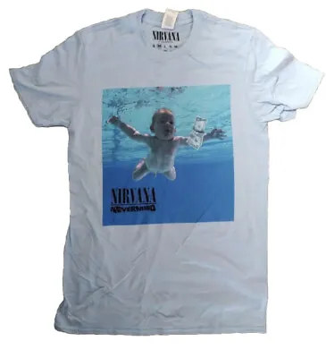 Buy Nirvana Never Mind Blue T Shirt New Official - Large  42” Chest • 11.99£