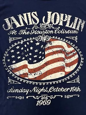 Buy NWOT Authentic Janis Joplin Women's Concert Shirt Medium Houston Coliseum 1969 • 38.91£