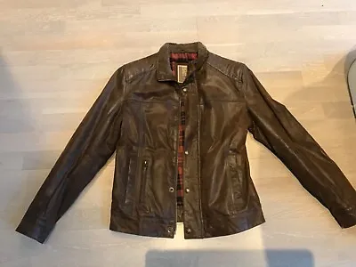 Buy M&S North Coast Mens Brown Leather VINTAGE STYLE  Jacket Size S NEW WITHOUT TAGS • 45.99£
