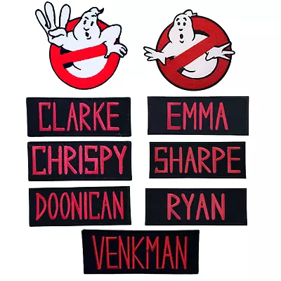 Buy Ghostbusters Movie Team Member Badges Iron Or Sew On Embroidered Patch • 2.51£