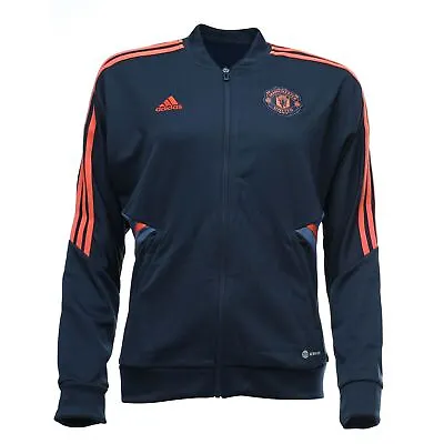 Buy Women's Jacket Adidas Manchester United 2022/23 Full Zip Track Top In Blue • 29.99£