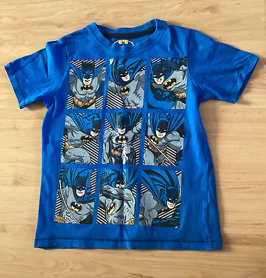 Buy DC Comics Batman T-Shirt Age 6-7 Years Boys Blue Kids • 4.25£