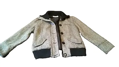 Buy Ladies BHS Wool Blend Short Jacket Size UK12 /used • 2.99£
