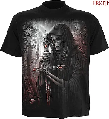 Buy SPIRAL DIRECT SOUL SEARCHER T-Shirt,Reaper/Skull/Biker/Horror/Plus Size/Goth/Top • 16.99£