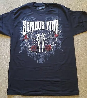 Buy Serious Pimp Guns 'n' Roses Adult Cotton T - Shirt *new* - Size Large • 3.95£