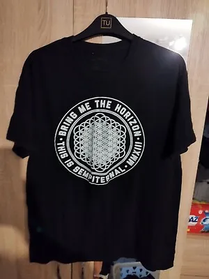 Buy Bring Me The Horizon This Is  Sempiternal 2013 Tour Black T Shirt Medium • 15£