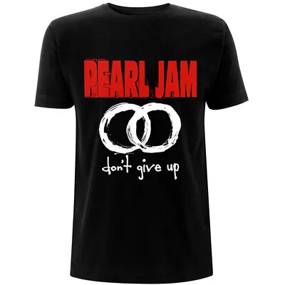 Buy Official Pearl Jam Don't Give Up Mens Black T Shirt Pearl Jam Classic Tee • 16.95£