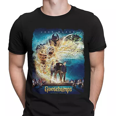 Buy Halloween T-Shirt Goosebumps Movie Poster Horror Scary Spooky Mens T Shirts #HD • 13.49£