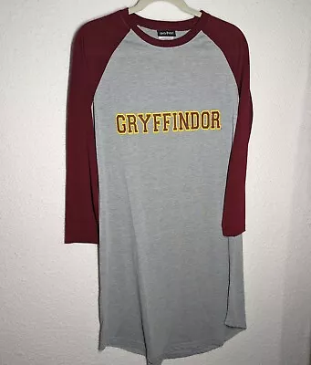 Buy Harry Potter PJammy Sleep Shirt 18-20 T-shirt Hogwarts Gryffindor NWT Raglan  • 18.02£