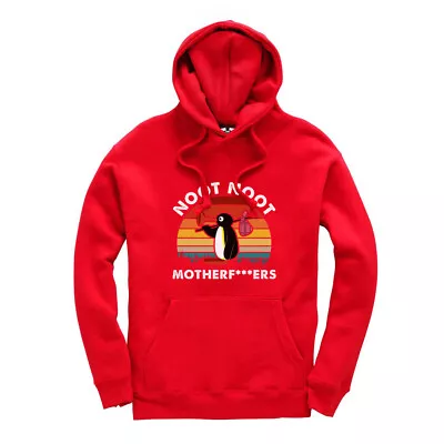 Buy Noot Noot Motherf**kers Pingu Inspired Adults Hoodie Hooded Sweatshirt • 17.99£