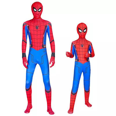 Buy Boys Cosplay Spiderman Fancy Dress Party Costume Clothes Jumpsuit Outfit 3-9Yrs • 14.32£