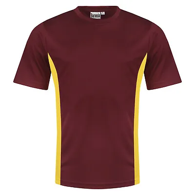 Buy New Mens Breathable T Shirt Cool Dry Running Sports Performance Wicking Gym Top • 4.99£