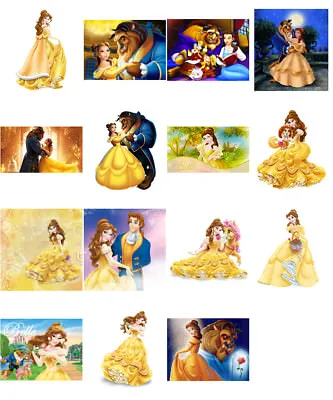 Buy Princess Belle, Beauty + Beast, Iron On T Shirt Transfer. Choose Image And Size • 2.92£