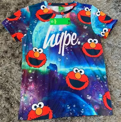 Buy Sesame Street ELMO T-Shirt Top Kids Age 14 Years Hype Official • 12.99£