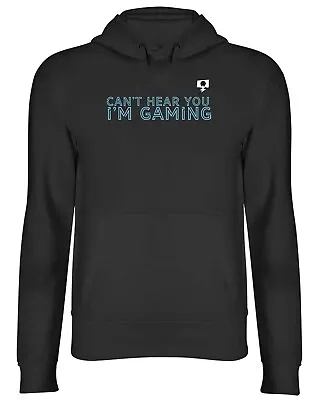 Buy Can't Hear You I'm Gaming Gamer Mens Womens Hooded Top Hoodie Gift • 17.99£