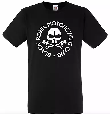 Buy Black Rebel Motorcycle Club Logo Black T-shirt Free UK Delivery Adult Top Black • 12.99£