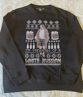 Buy The Big Lebowski Christmas Jumper Sweatshirt XXL Never Worn • 12£
