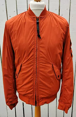Buy Cp Company Chrome Orange Bomber Jacket 50 Large DEADSTOCK NEW • 314.04£