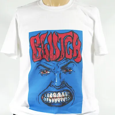 Buy Clutch Rock Metal White Unisex T-shirt S-3XL • 14.99£