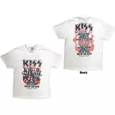 Buy KISS Unisex T-Shirt: End Of The Road Band Playing (Back Print) OFFICIAL NEW  • 21.23£