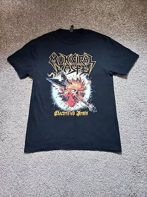 Buy Municipal Waste Electrified Brain T-Shirt - Size M - Heavy Thrash Metal - Slayer • 12.99£