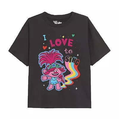 Buy Trolls Girls T-Shirt I Love To Sing Top Tee 3-10 Years Official • 11.99£