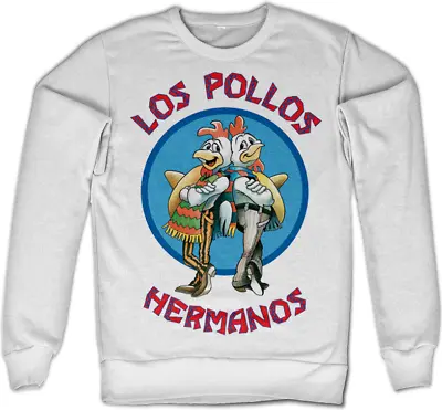 Buy Breaking Bad Los Pollos Hermanos Sweatshirt White • 42.24£