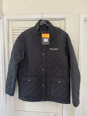 Buy Guinness Regatta Black Quilted Padded Jacket Size XL Men's - NEW • 39.99£
