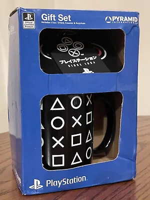 Buy PlayStation Gift Set Including Mug, Coaster & Keychain / Keyring -Official Merch • 9£