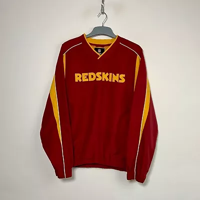 Buy NFL Washington Redskins Windbreaker Jacket Pullover Red Size M • 39.99£